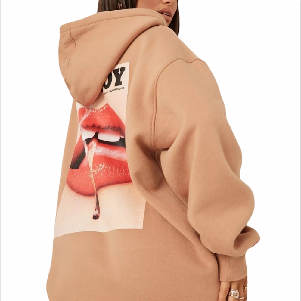 🔄 Playboy Stone Magazine Print Hoodie - Picture 3 of 6